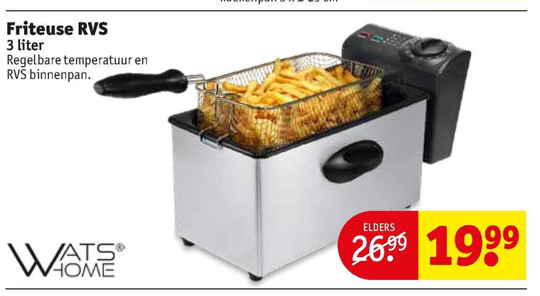 Watshome   friteuse folder aanbieding bij  Kruidvat - details