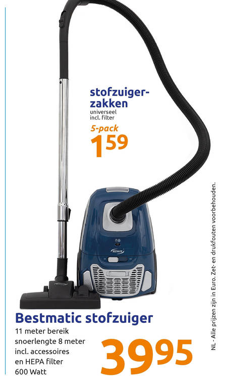 stofzuiger folder aanbieding - details