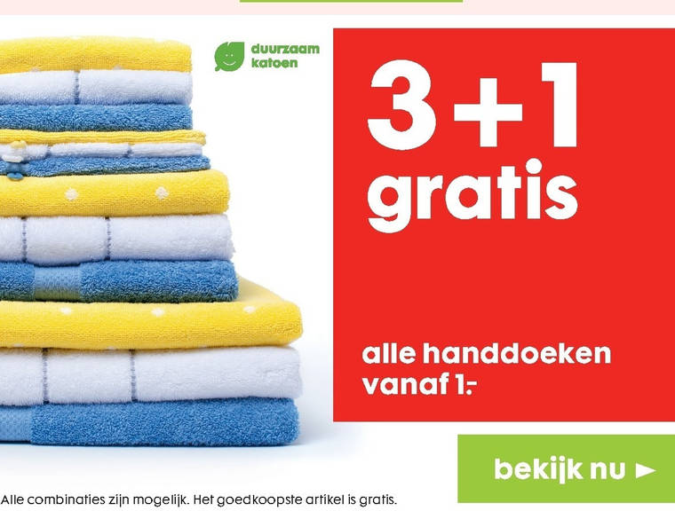 Hema huismerk   handdoek folder aanbieding bij  Hema - details