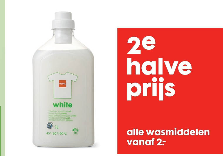 Hema huismerk   wasmiddel folder aanbieding bij  Hema - details