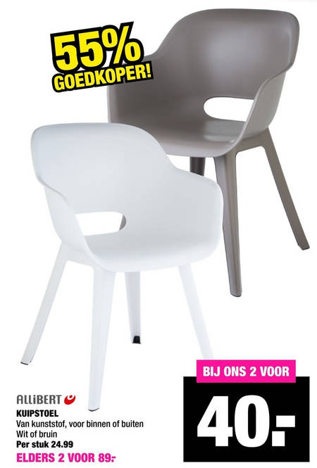 Allibert   tuinstoel folder aanbieding bij  Big Bazar - details