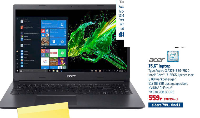 Acer   notebook folder aanbieding bij  Makro - details