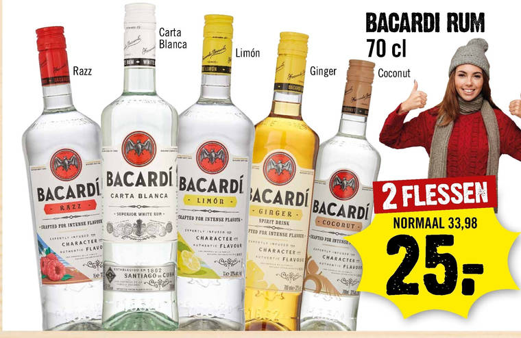 Bacardi   rum folder aanbieding bij  Dirck III - details