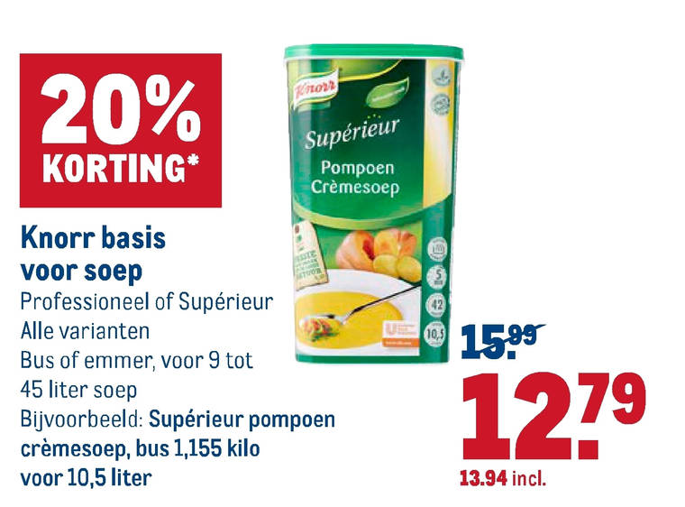 Knorr   soep folder aanbieding bij  Makro - details