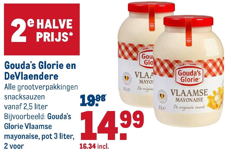 Goudas Glorie   mayonaise folder aanbieding bij  Makro - details