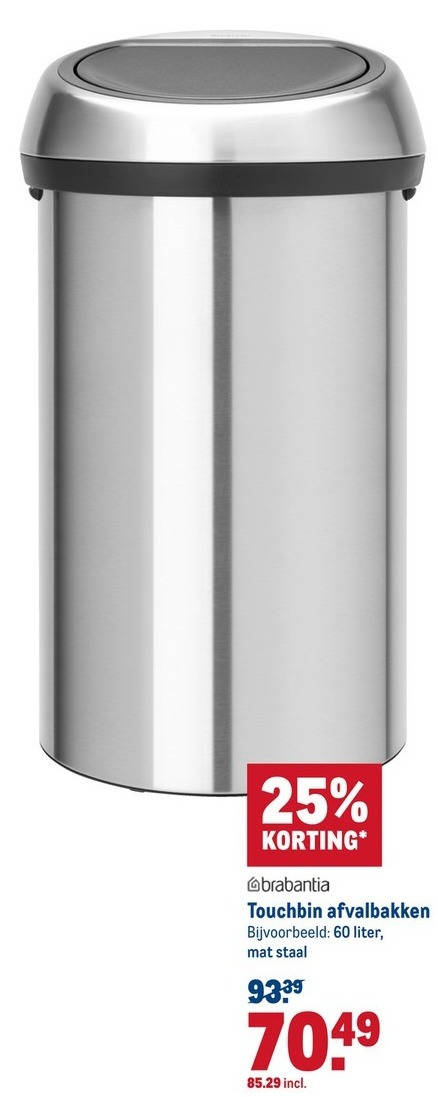 Brabantia   afvalemmer folder aanbieding bij  Makro - details