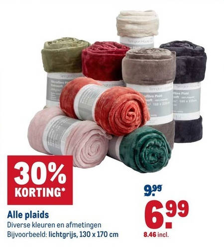 plaid folder aanbieding bij