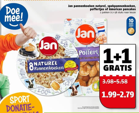 Jan   pannenkoek, poffertjes folder aanbieding bij  Poiesz - details