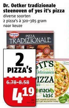 Dr Oetker   diepvriespizza folder aanbieding bij  Poiesz - details