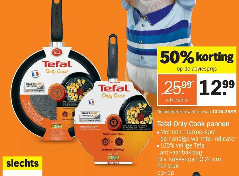 Schots Proportioneel Bergbeklimmer Tefal koekenpan folder aanbieding bij Albert Heijn - details