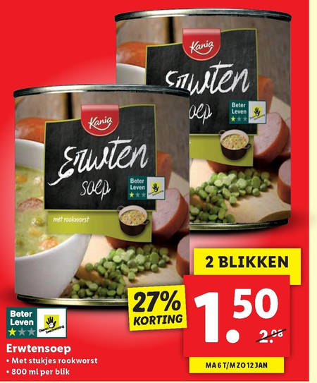 Kania   soep folder aanbieding bij  Lidl - details