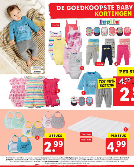 defect Fokken Vel Lupilu babykleding folder aanbieding bij Lidl - details