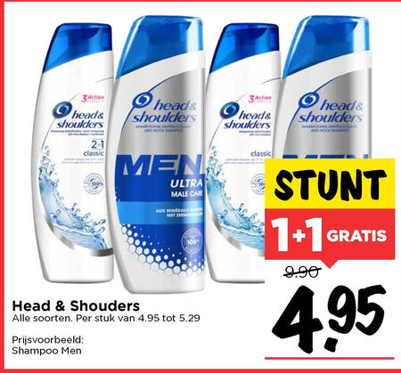 Head and Shoulders   shampoo folder aanbieding bij  Vomar - details