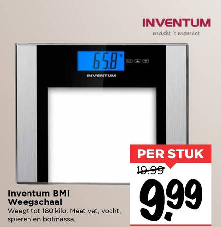 Inventum   weegschaal folder aanbieding bij  Vomar - details