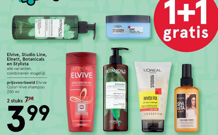 Elvive   conditioner, haarverzorging folder aanbieding bij  Etos - details