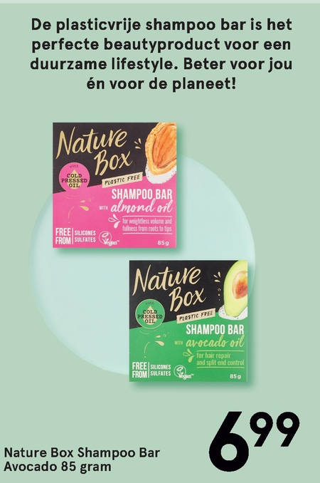 Nature Box   shampoo folder aanbieding bij  Etos - details