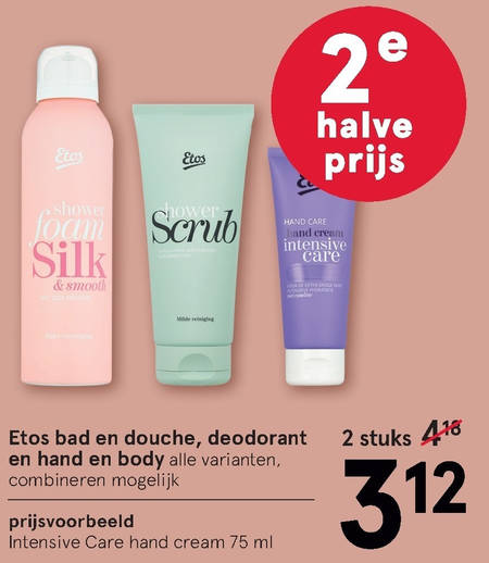 Etos Huismerk   bodylotion, handcreme folder aanbieding bij  Etos - details