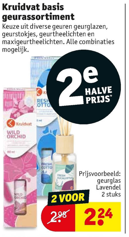 Kruidvat Huismerk   geurtheelichten, geurkaars folder aanbieding bij  Kruidvat - details