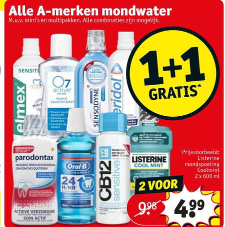 Aardrijkskunde opvolger Vervloekt Alle merken mondwater folder aanbieding bij Kruidvat - details