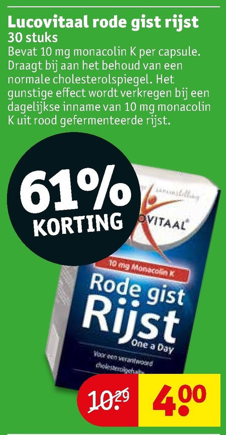 Lucovitaal   voedingssupplement folder aanbieding bij  Kruidvat - details