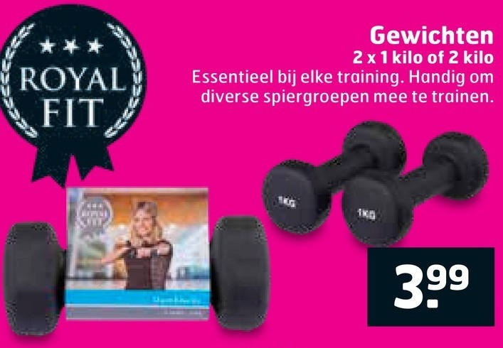 module Gebruikelijk ontwikkeling aerobics halters folder aanbieding bij Trekpleister - details