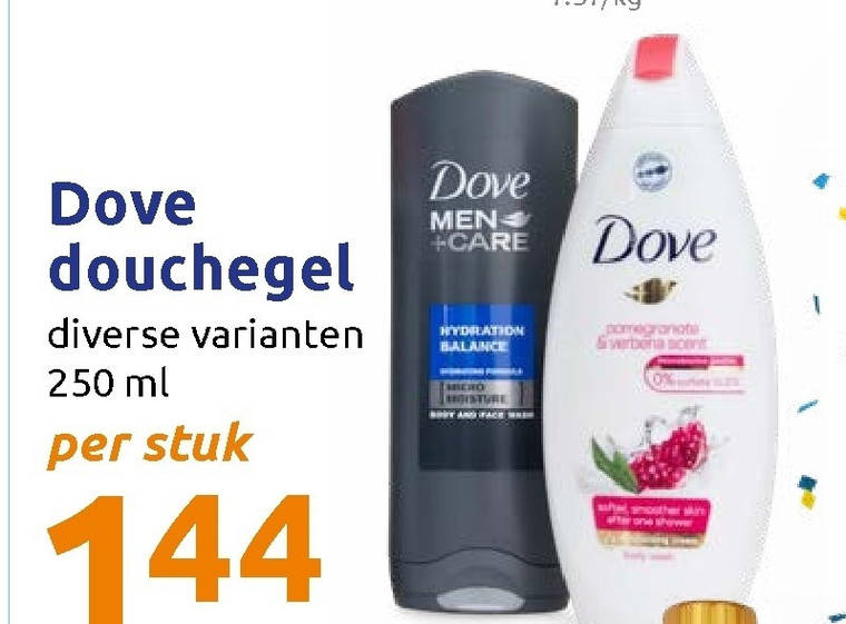 zeevruchten hobby Belonend Dove douchegel folder aanbieding bij Action - details