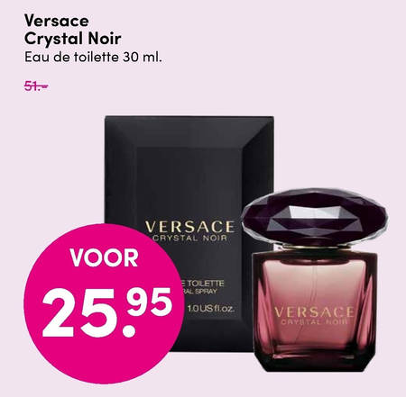 Versace   eau de toilette folder aanbieding bij  DA - details