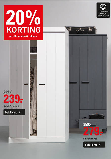 Alle merken garderobekast, kast folder aanbieding bij Karwei