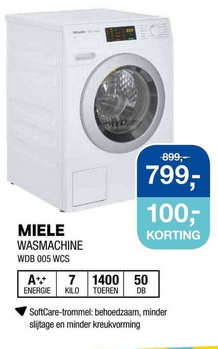 Eekhoorn Stoffelijk overschot Trouw Miele wasmachine folder aanbieding bij Electroworld - details