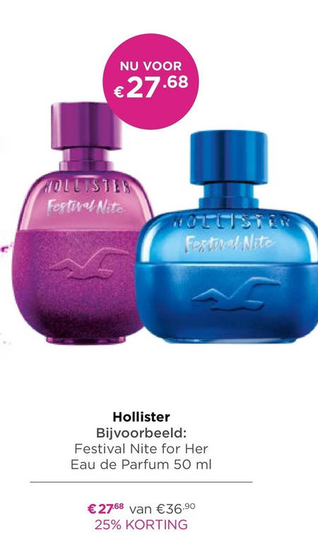 Hollister   eau de parfum folder aanbieding bij  Ici Paris XL - details
