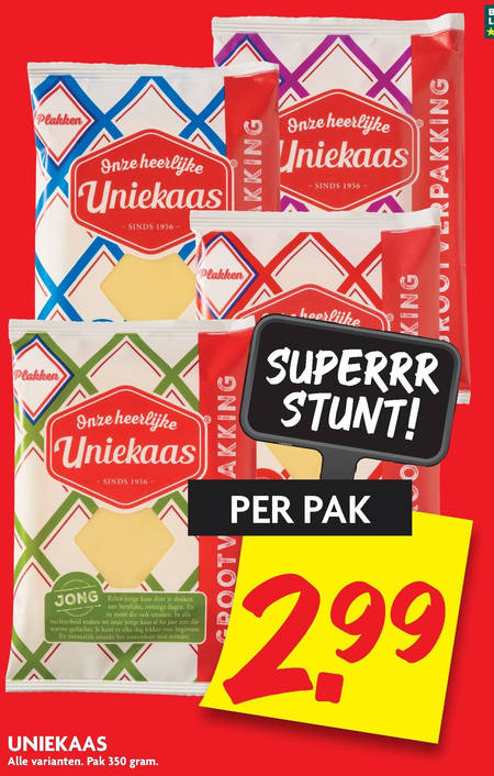 Uniekaas   kaas folder aanbieding bij  Dekamarkt - details