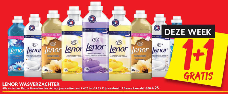 Lenor   wasverzachter folder aanbieding bij  Dekamarkt - details