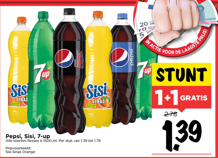 Sisi   cola, frisdrank folder aanbieding bij  Vomar - details