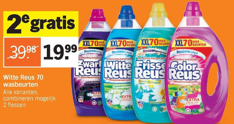 Zwarte Reus   wasmiddel folder aanbieding bij  Albert Heijn - details