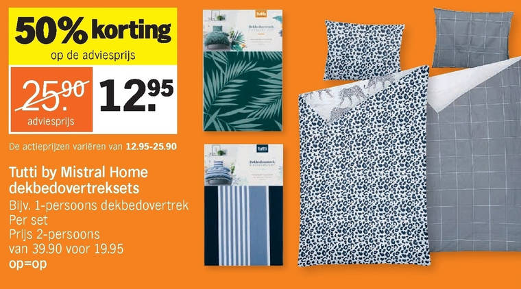 Eigenaardig Master diploma klasse dekbedovertrek folder aanbieding bij Albert Heijn - details