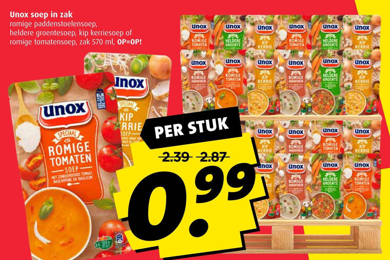 Unox   soep folder aanbieding bij  Boni - details