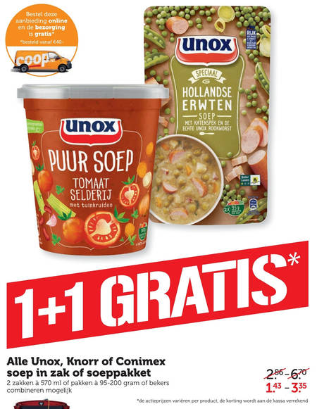 Unox   soep folder aanbieding bij  Coop - details