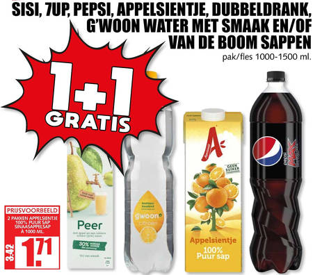 Pepsi   cola, frisdrank folder aanbieding bij  MCD Supermarkt Basis - details