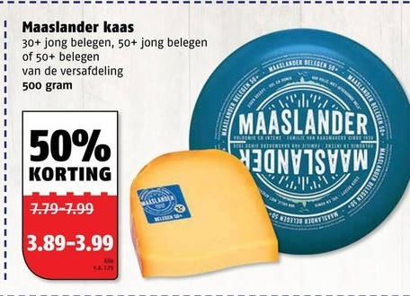 Maaslander   kaas folder aanbieding bij  Poiesz - details