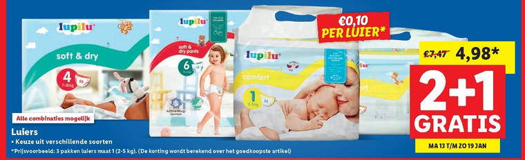 Lupilu Luiers, Luierbroekjes Folder Aanbieding Bij Lidl - Details