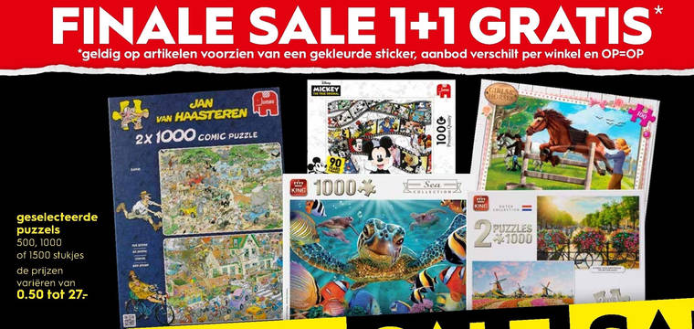 Jumbo   legpuzzel folder aanbieding bij  Blokker - details