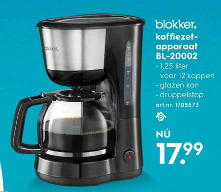 Blokker Huismerk   koffiezetapparaat folder aanbieding bij  Blokker - details