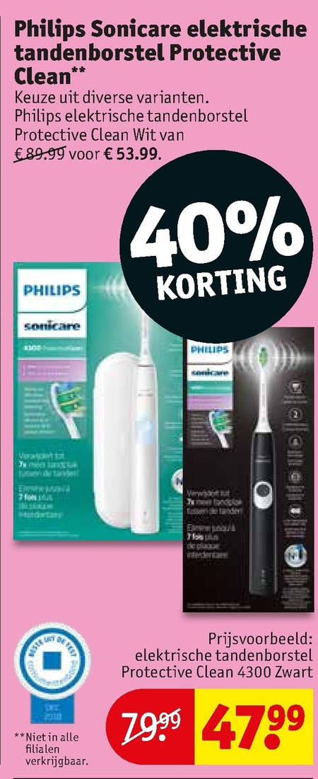 Philips   electrische tandenborstel folder aanbieding bij  Kruidvat - details