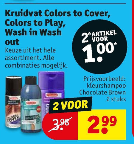 Kruidvat Huismerk   haarkleuring folder aanbieding bij  Kruidvat - details