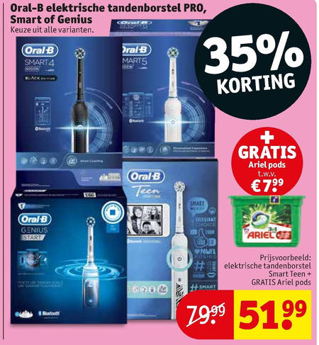 Braun Oral-B   electrische tandenborstel folder aanbieding bij  Kruidvat - details