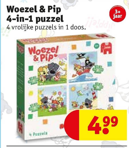 Woezel en Pip   legpuzzel folder aanbieding bij  Kruidvat - details