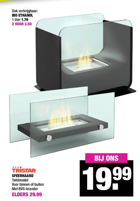 Contour serie bonen sfeerhaard, bio ethanol wandhaard folder aanbieding bij Big Bazar - details