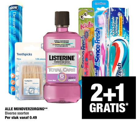 Alle merken   tandenstokers, mondverzorging folder aanbieding bij  Big Bazar - details