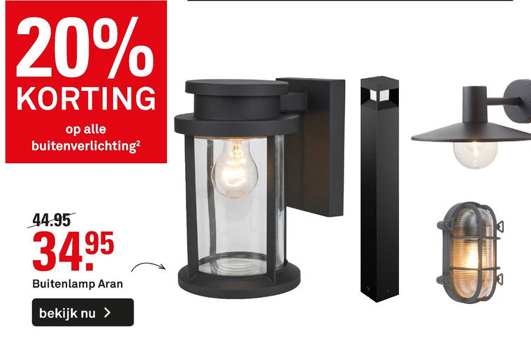 Sympton winkel bedrijf Alle merken tuinverlichting, buitenlamp folder aanbieding bij Karwei -  details