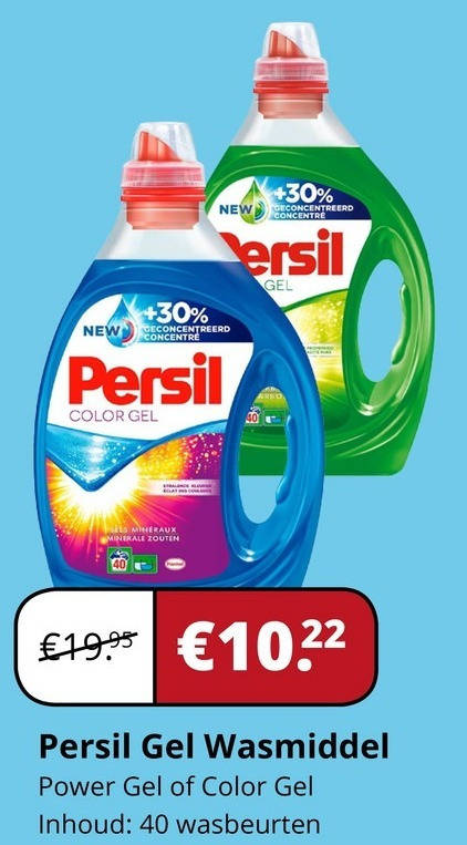 Persil   wasmiddel folder aanbieding bij  Voordeeldrogisterij.nl - details